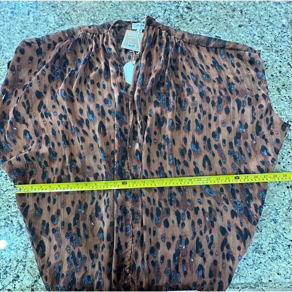 Umgee NWT Women’s Size S/M Sheer Animal Print Open Front Kimono Mob Wife NEW - Picture 7 of 15
